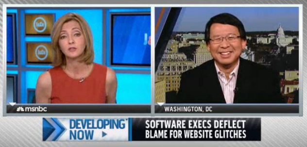 Luke Chung and Chris Jansing on MSNBC