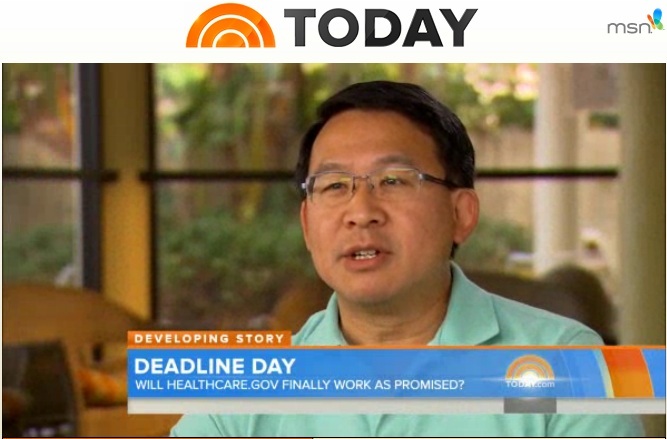 Luke Chung on NBC Today Show 2013-11-30