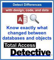 Microsoft Access Difference Detector